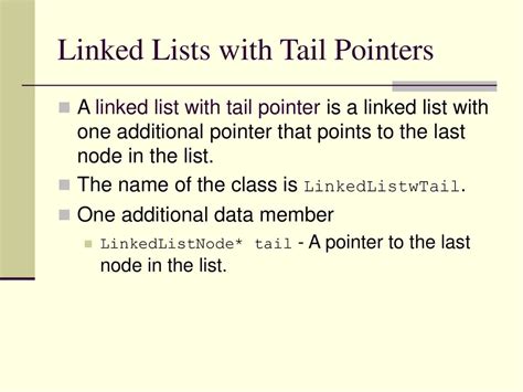 are pointers similar to linked lists